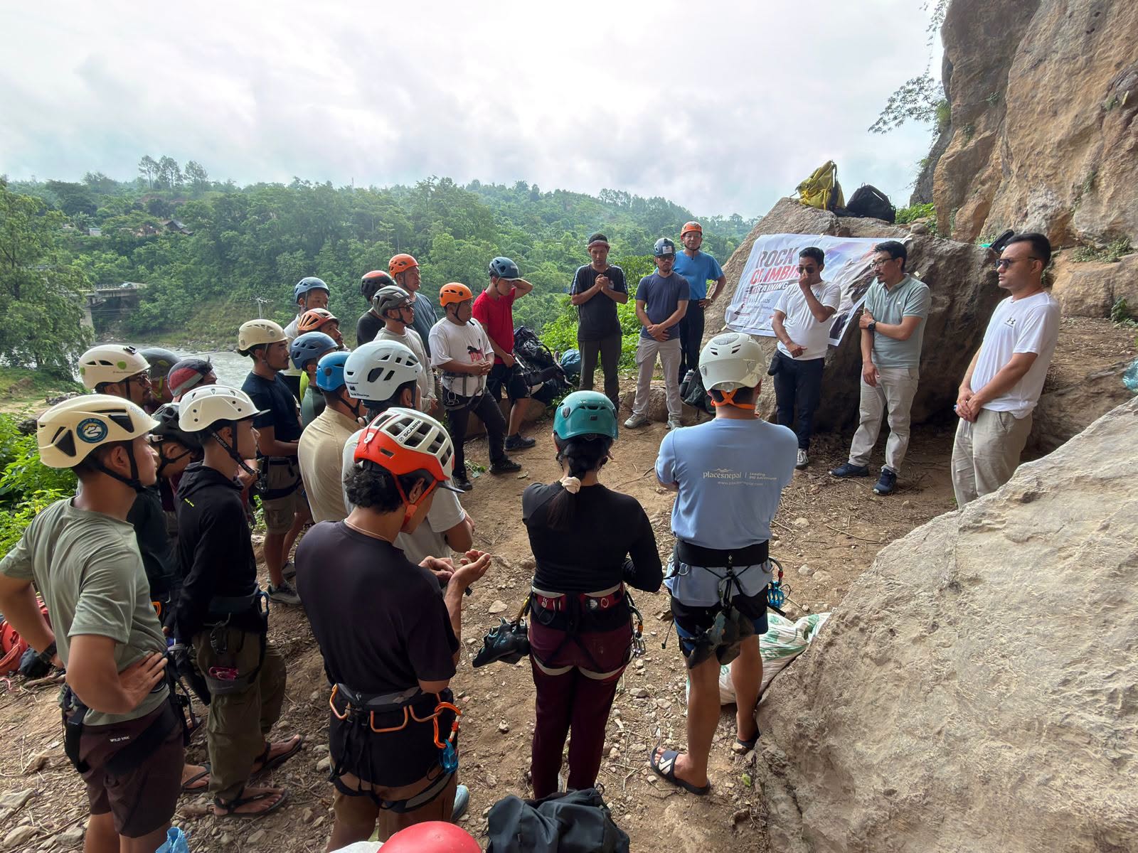 NMA launches rock-climbing training in Tanahun as part of mountain leader programme