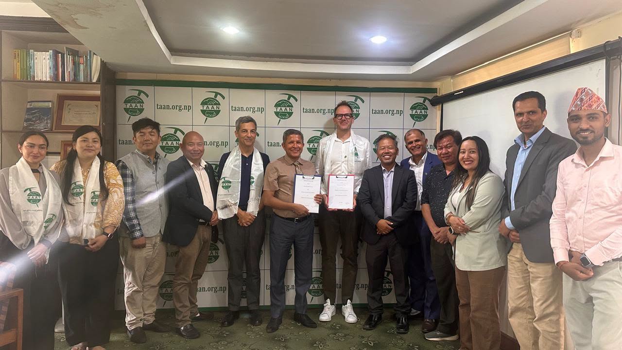 TAAN, Never Rest Project sign MoU for data-driven sustainable tourism management in Everest region