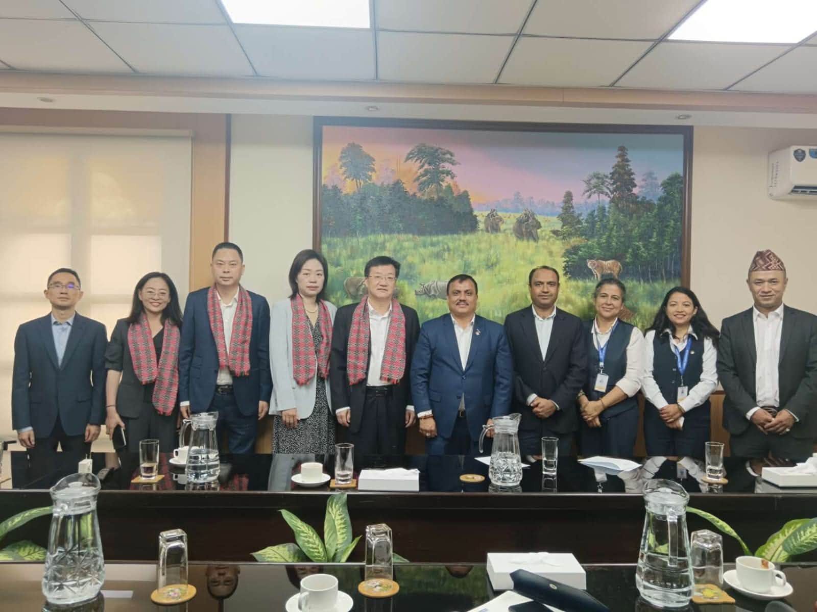 Chinese delegation from Sichuan visits Nepal Tourism Board