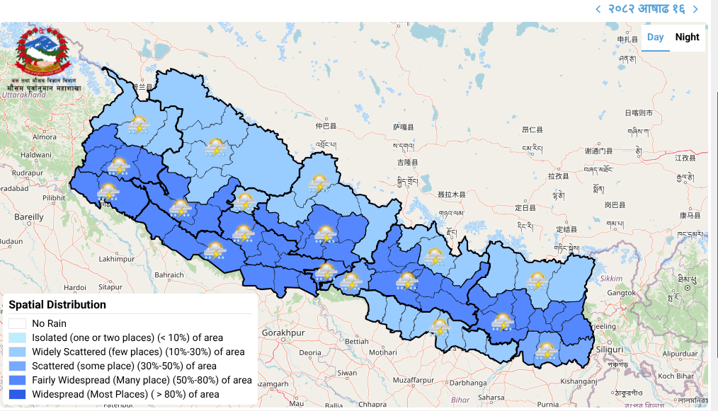 Nepal braces for monsoon impact: Travel alerts issued as rains intensify