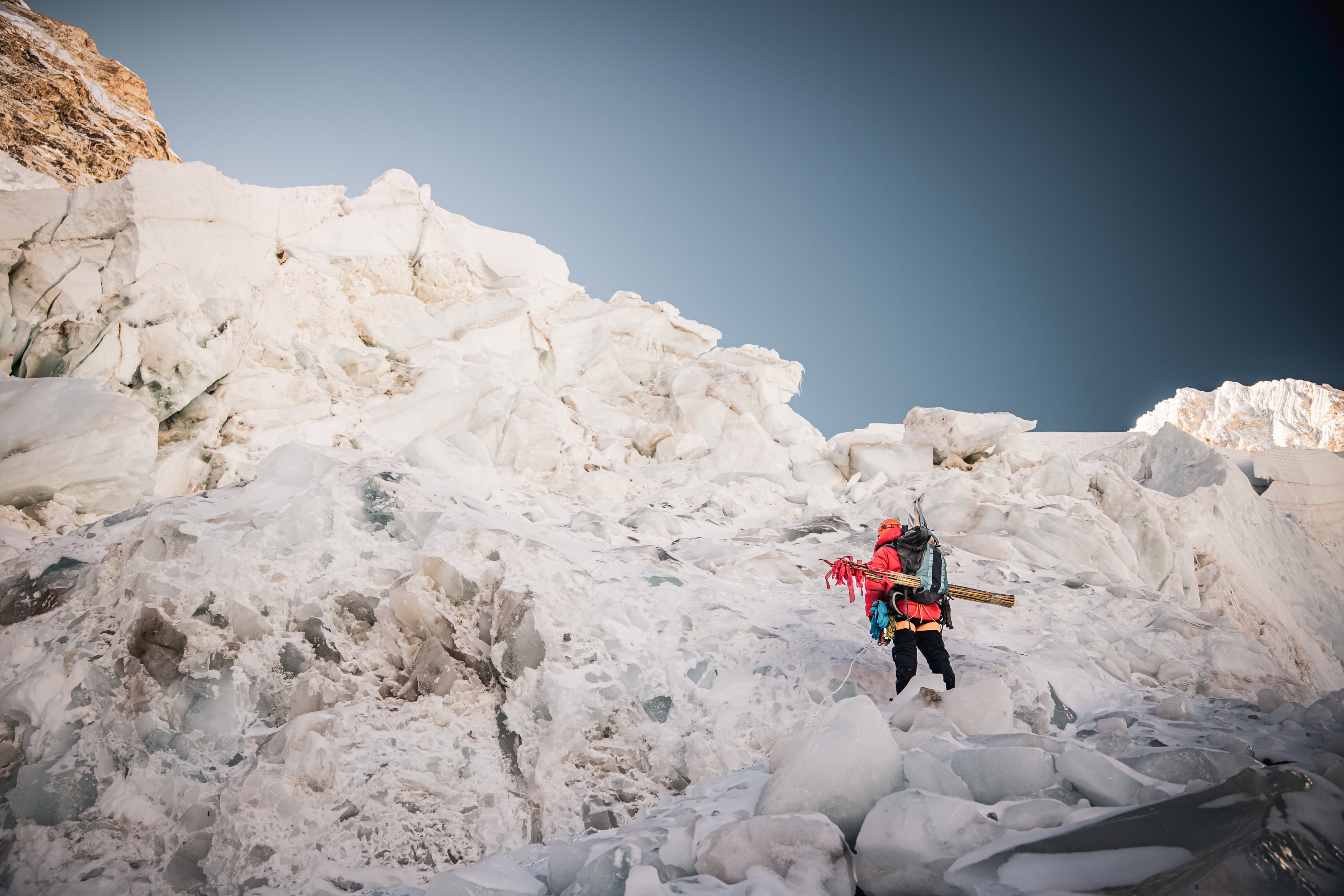Everest route fixed to Camp II; Acclimatisation rotations to begin
