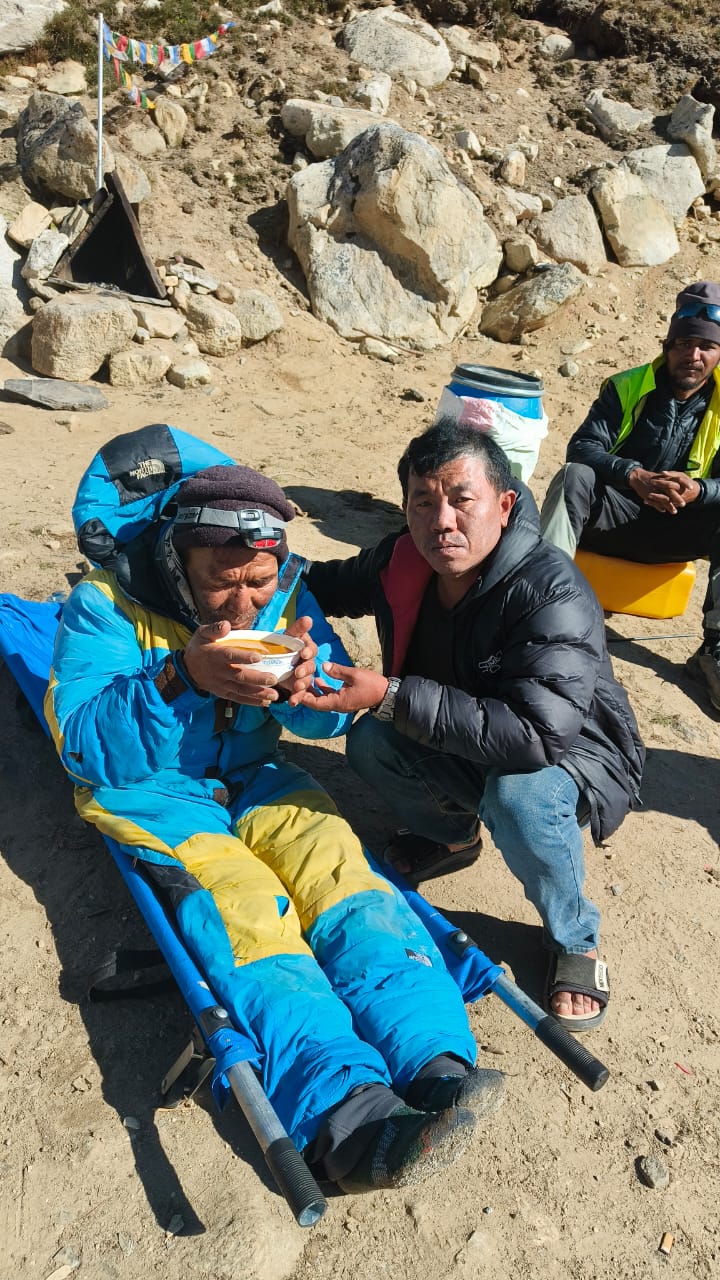 Dawa is stable, out of danger after being stuck on Everest for a week, says Dr Dhakal