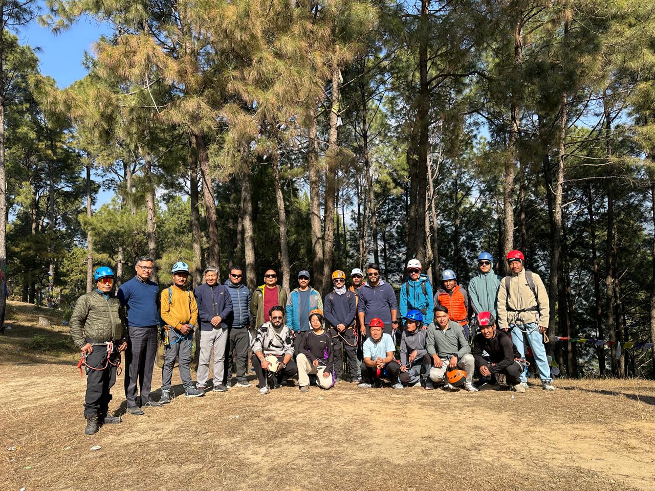 NMA officials observe final exams of professional mountain guide trainees