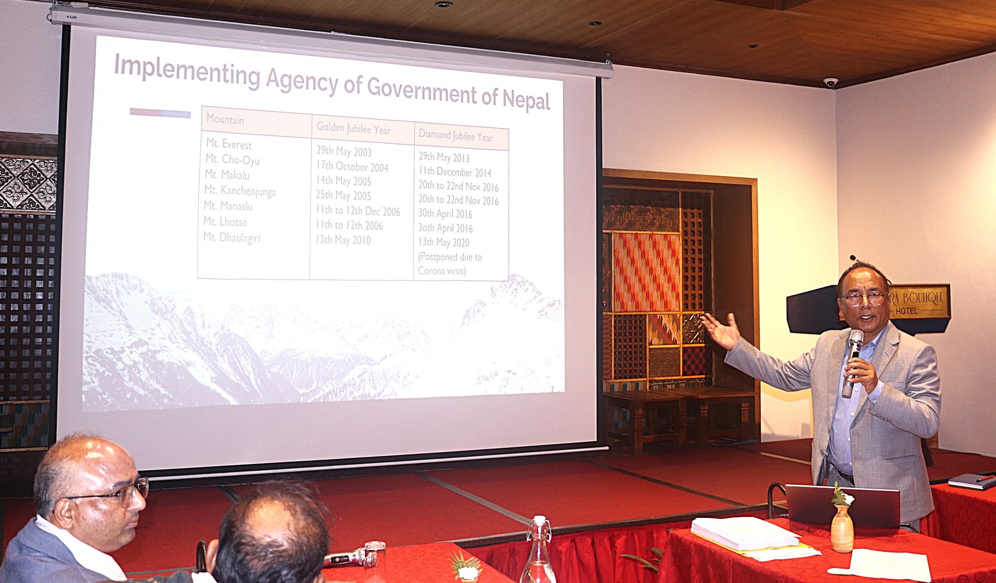 NMA holds interaction with National Assembly members on mountain tourism