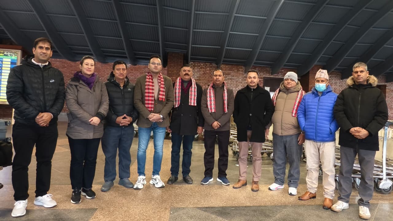 NATTA delegation leaves for FITUR 2026 to promote Nepal in Spain