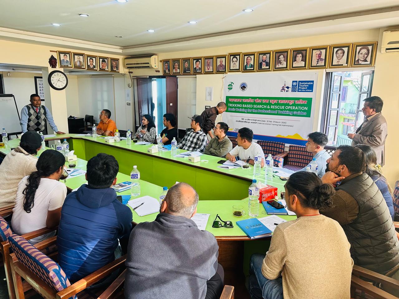 Trekking guides begin 10-day Search and Rescue Training in Kathmandu