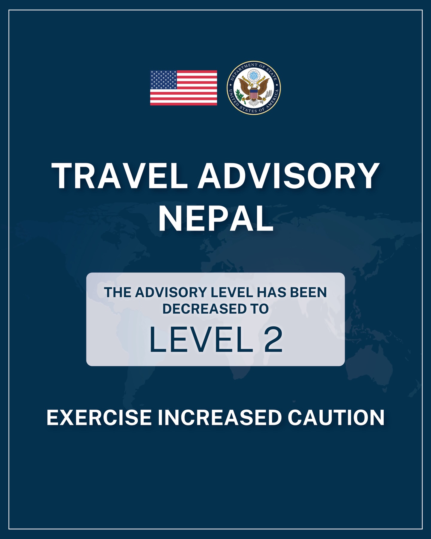 US downgrades Nepal Travel Advisory to Level 2 as security situation stabilises