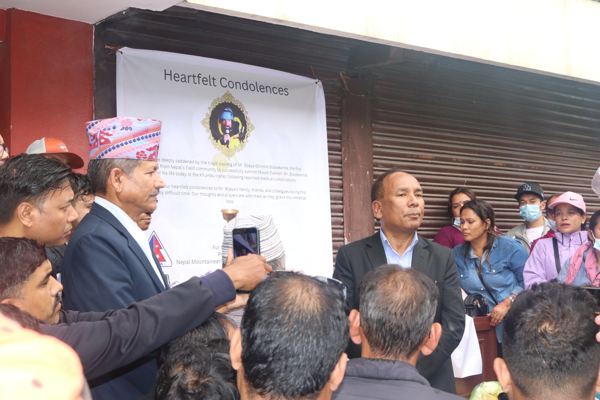 NMA pays tribute to Bijay Ghimire Biswakarma, first Dalit Everest summiter, who died in Khumbu Icefall