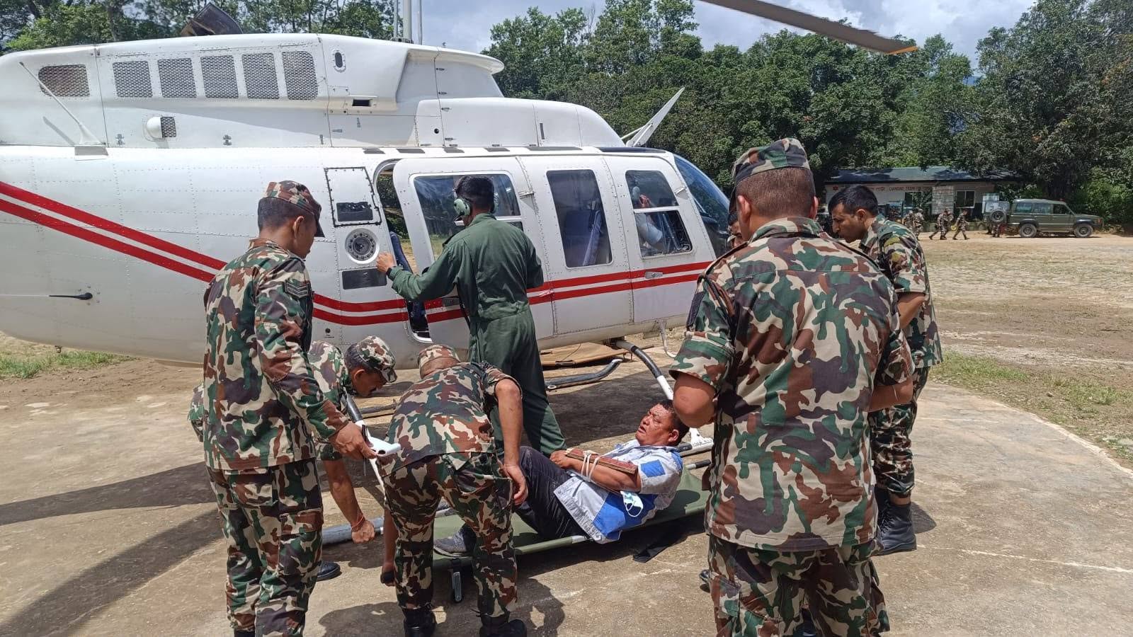 27 foreign tourists rescued from Rasuwa flood-hit areas