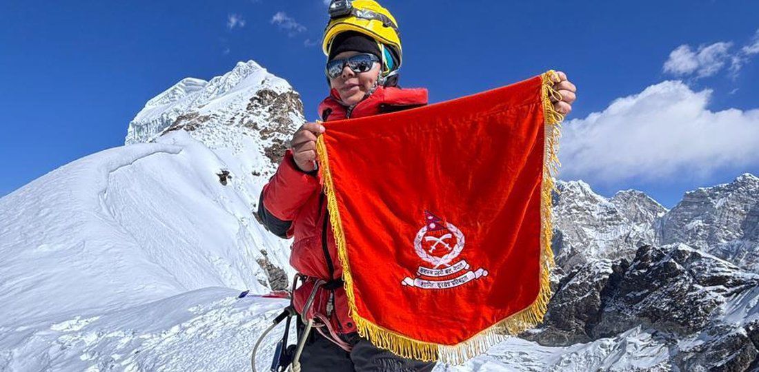 Armed police officer eyes Everest history after Lobuche summit