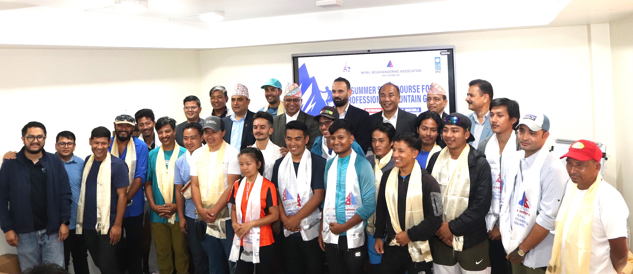 Nma Api NMA training teams flagged off for Lhayul and Api Expedition in Far ...