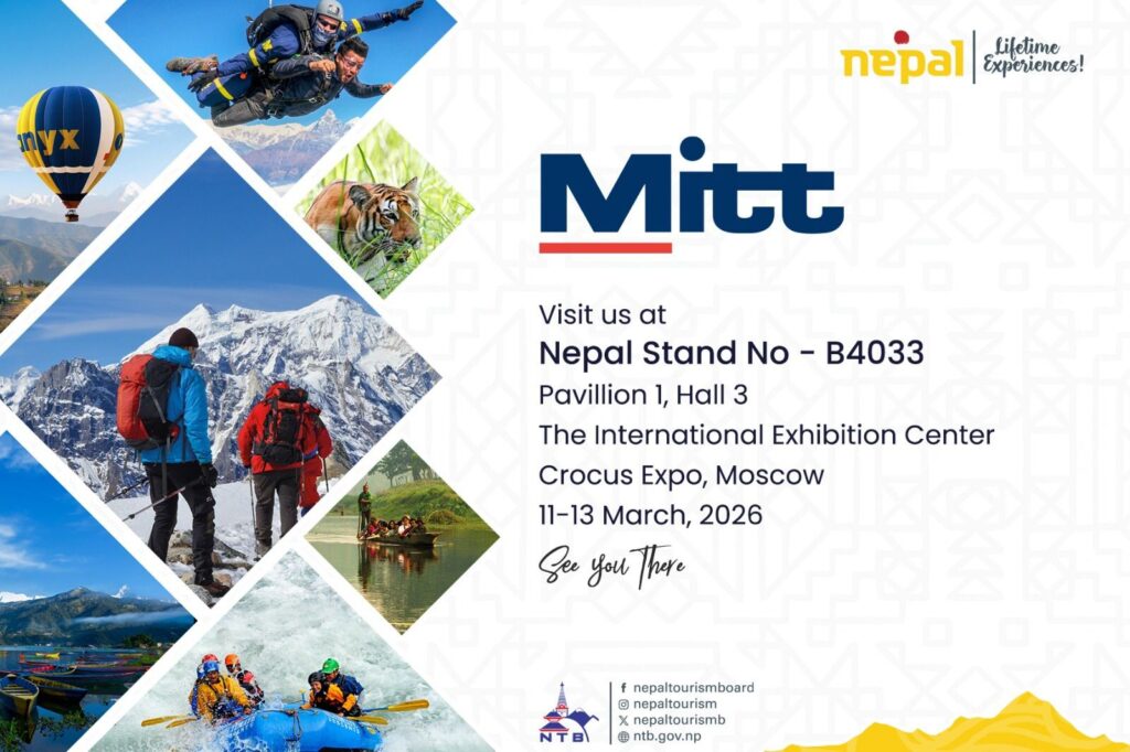 Nepal to promote tourism at MITT Moscow 2026